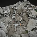 Construction Debris Scene Featuring Broken Concrete Bricks Scattered Rubble And Earth 3d model