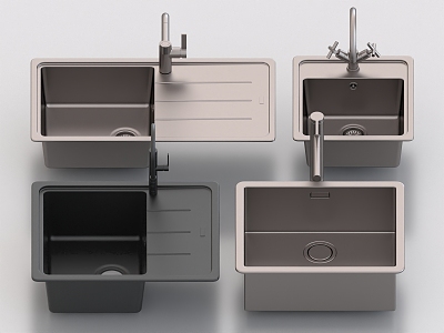 Sink stainless steel sink model