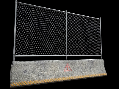 Fence Concrete Railing Fence Iron Fence Iron Railing Enclosure model