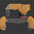 Robot Spider Robot Mecha Spider Science Fiction Spider Mechanical Spider Battery Spider Tower Defense 3d model