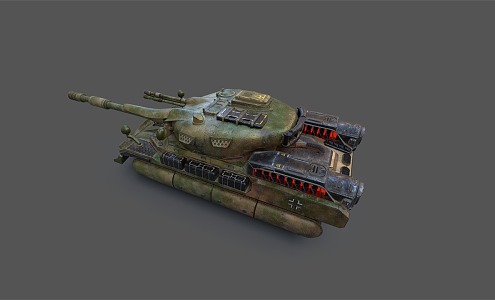 Nuclear Tank 3d model