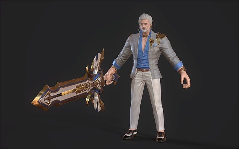 Men Warrior 3d model