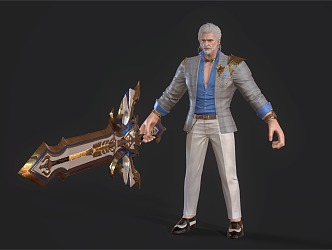 Men Warrior 3d model