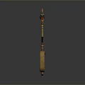 Traditional Ethnic Musical Instrument With Colorful Decorative Elements And Wooden Body