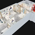 Baby Products Specialty Store Featuring Bed Teddy Bear Shelves Star Decor and Warm Lighting