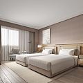 Hotel Rooms Modern Rooms 3d model