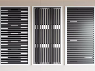 Modern Ceiling Aluminum Square Ceiling 3d model