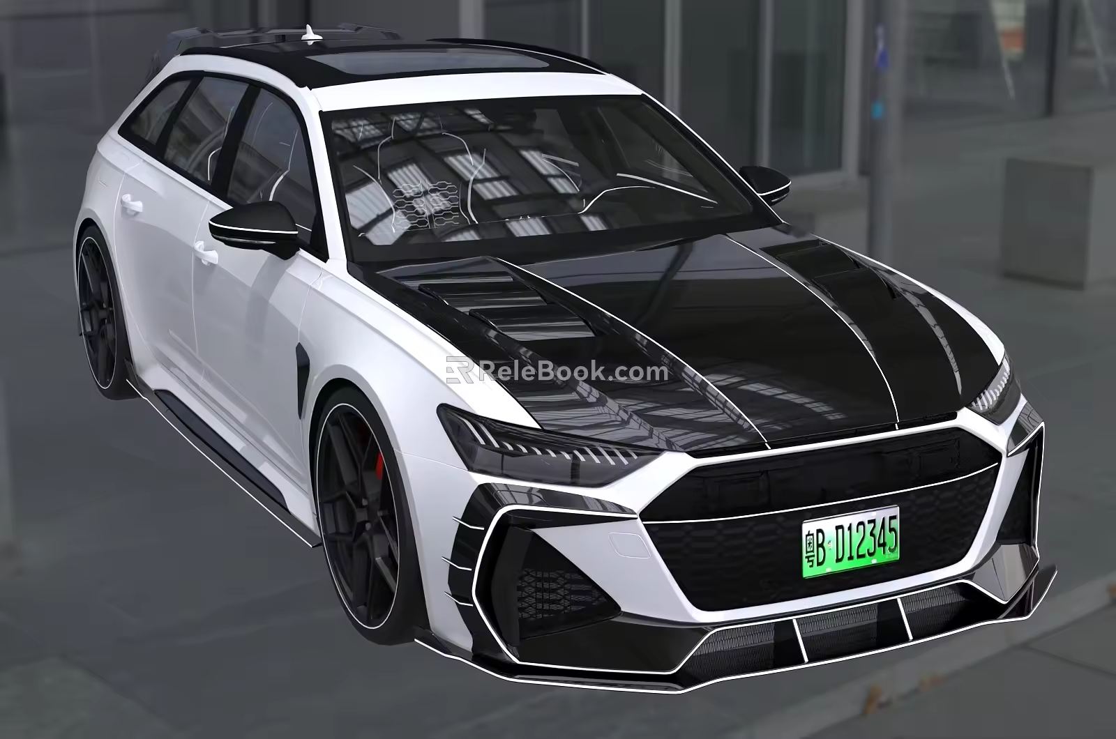 Audi RS6Debugged car 3d model
