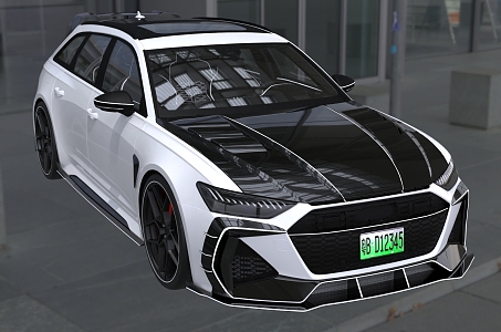 Audi RS6Debugged car 3d model