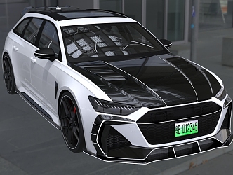 Audi RS6Debugged car 3d model