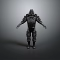 Robot Assistant Small Robot Butler Robot Butler Figure Game Figure 3d model