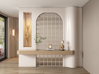 Entrance aisle partition 3d model