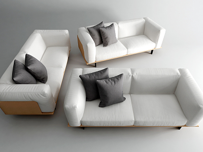 Modern double sofa model