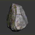Rock Block Rock Block Rock Specimen Boulder Big Stone Block Rock Stratum Rock Stratum Rock Stratum Rock 3d model