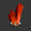 Low Poly Superman Game Movie Character Design With Red Cape Blue Suit Yellow Emblem