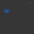 Sci Fi Robot Character With Purple And White Color Jet Wings Action Design