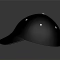 Classic Black Baseball Cap With Simple Design For Casual Everyday Wear