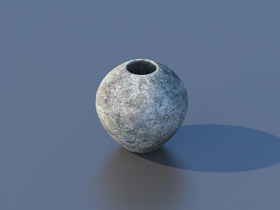 Antique pottery pot artifacts 3d model