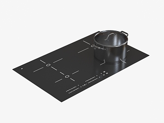 induction cooker 3d model