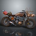 Motorcycle Two-wheeled Motorcycle Cross-country Motorcycle Road Race Motorcycle Motor Vehicle Transport 3d model