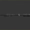 Highly Detailed Modern Tactical Rifle 3D Model With Scope And Grip