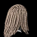 Game and Movie Character With Long Brown And Beige Braided Hair