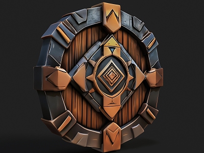 Shield Game Accessories Game Scenes Game Props Shield 3d model