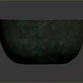 Antique Bronze Bowl With Green Patina For Home Decoration Use