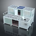 Modern Container House Design With Solar Panels Balcony Windows And Open Layout 3d model