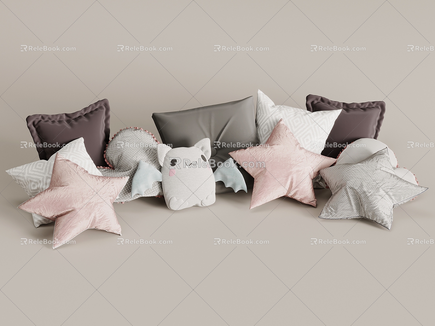 Children's pillow 3d model