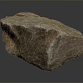 Rock Block Rock Block Rock Specimen Boulder Big Stone Block Rock Stratum Rock Stratum Rock Stratum Rock 3d model