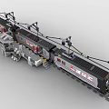 Lego Toys LEGO Station Train Light Rail Subway High Speed Rail EMU Urban Rail Train Rail Transit Tram City Platform 3d model