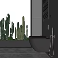 Modern Gray Toilet In Bathroom With Wall Mounted Towel Rack And Tissue Holder
