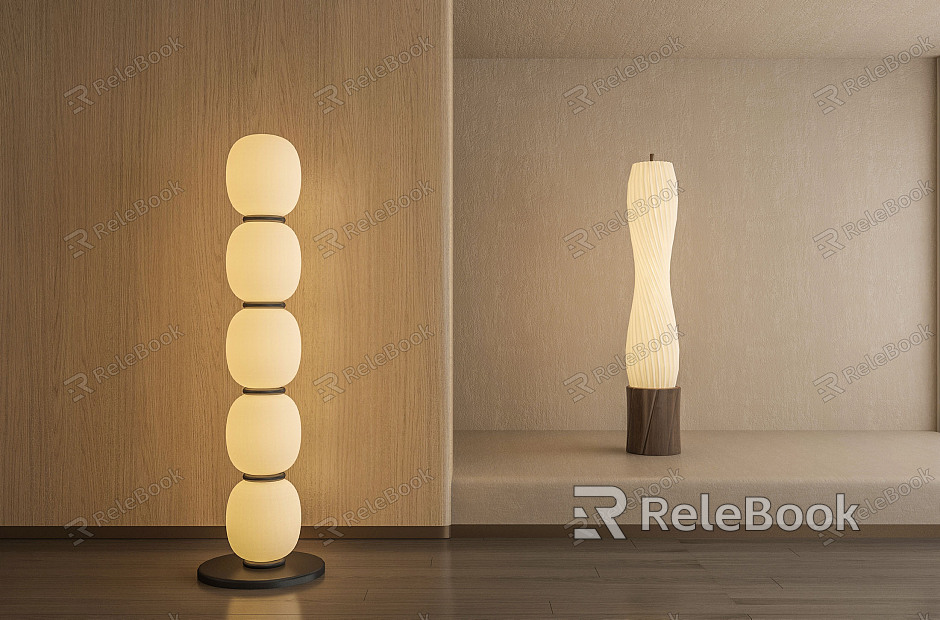 Modern floor lamp model