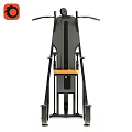 Multi functional Sports Equipment With Padded Seat Steel Frame And Adjustable Handles