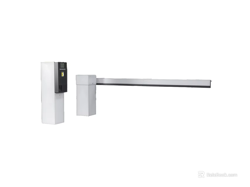 Sturdy Zinc Alloy Door Handle with Modern Design for Home and Office Doors 3d model 