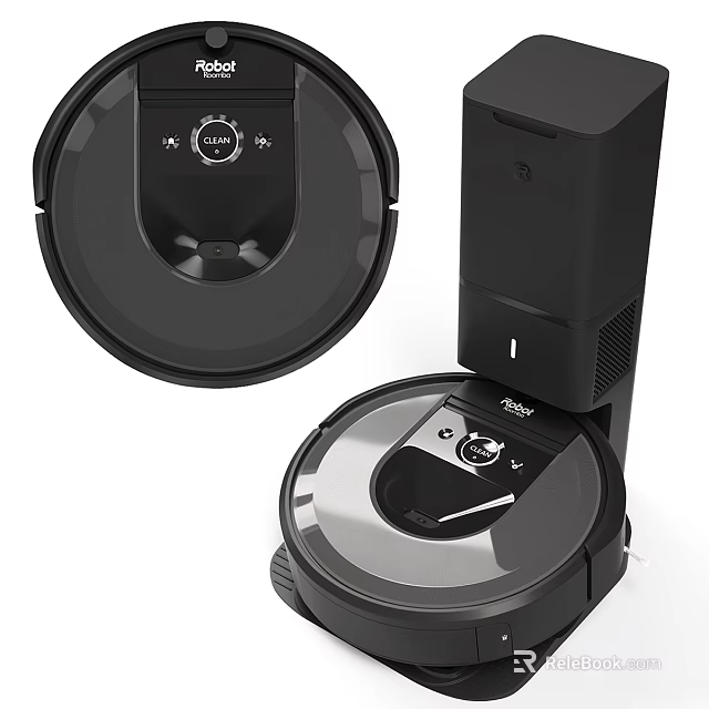 iRobot Robot Vacuum Cleaner With Automatic Charging Dock And Smart Cleaning Function 3d model 