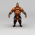Genesis West Anime Game Character Man 3d model