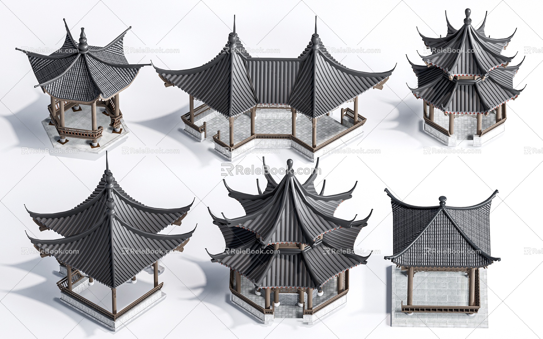 Chinese Style Landscape Pavilion Chinese Style Pavilion Chinese Style Pavilion Ancient Pavilion Antique Pavilion 3d model