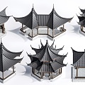 Chinese Style Landscape Pavilion Chinese Style Pavilion Chinese Style Pavilion Ancient Pavilion Antique Pavilion 3d model