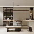 Modern Basement Interior Design With Large TV Sofa Coffee Table And Wooden Accents