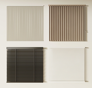 Modern venetian blinds 3d model