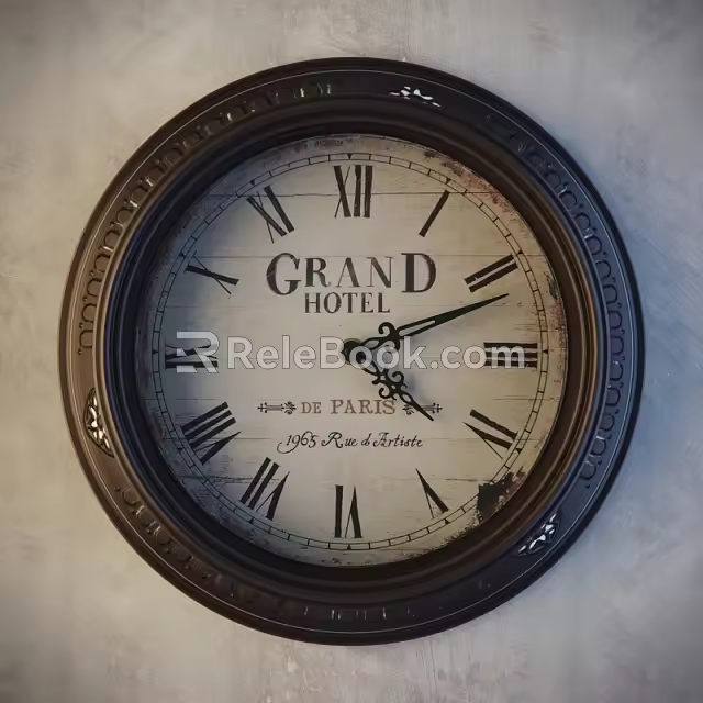 Clock 3d model