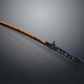 Modern Sword Officer Sword Long Sword Sheath 3d model
