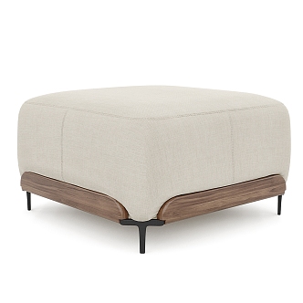 Sofa Stool Shoe Changing Stool Low Stool 3d model