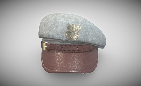 Hat Topper Head Hat Soldier Hat Cartoon Hat 3d model