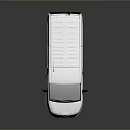 White Renault Commercial Van With Modern Exterior And Reflective Surface Design