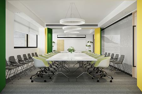 Modern Conference Room 3d model