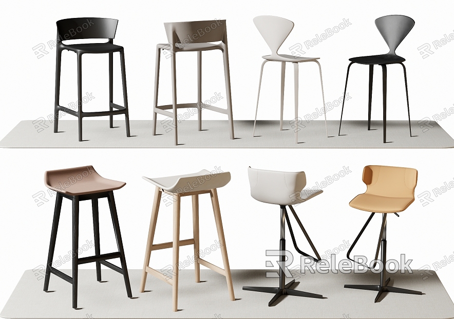 Modern Bar Chair Bar Stool High Stool model