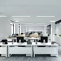 modern command center emergency command center hall 3d model